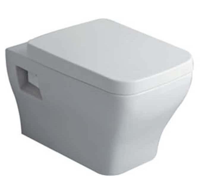 wall hanging commode seat