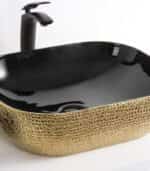 Black & Gold Designer Wash Basin in Mumbai