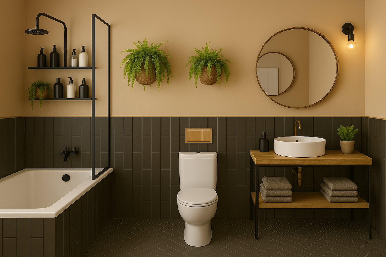 Stylish small bathroom ideas that are modern and space-saving design