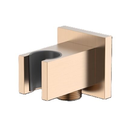 SHOWER OUTLET ELBOW WITH HOLDER (BRASS)