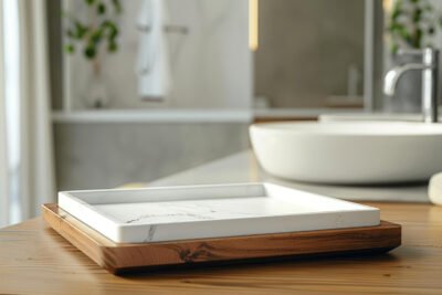 ceramic vanity tray