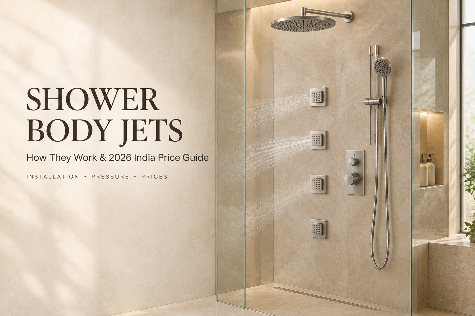 shower body jets