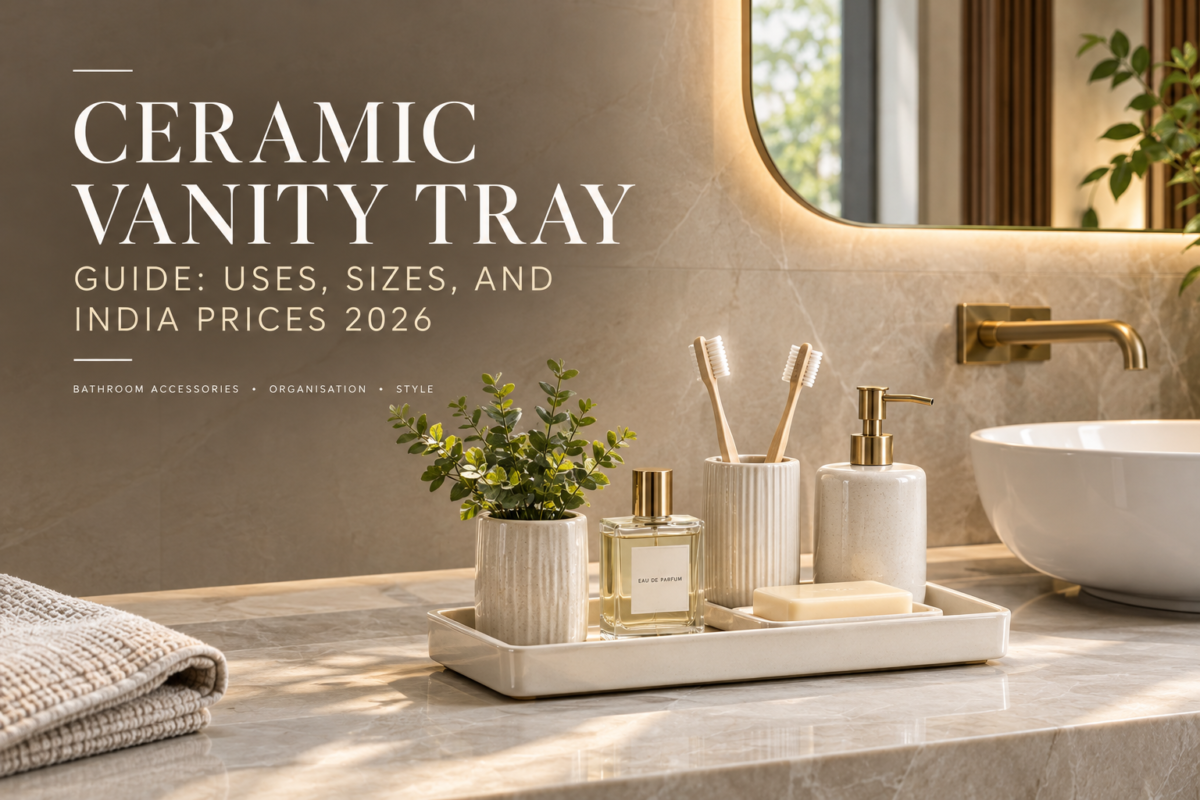 ceramic vanity tray