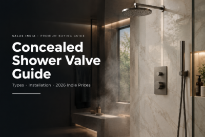 concealed shower valve