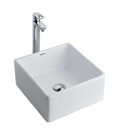 Square wash basin sink