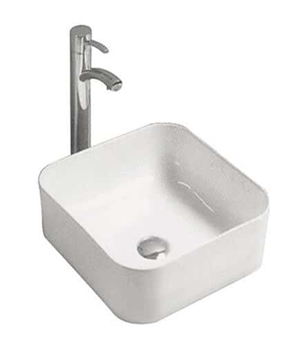 Square wash basin sink