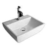 Square bthroom basin sink