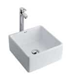 Square wash basin