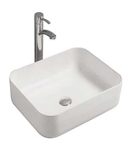 square wash basin