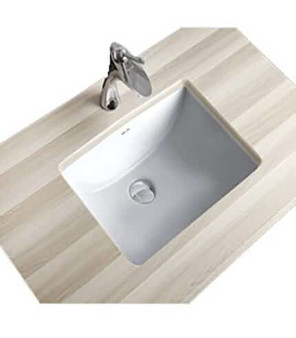 square wash basin