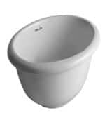 Oval cal wash basin