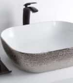 White & Silver Trending Wash Basin in Mumbai