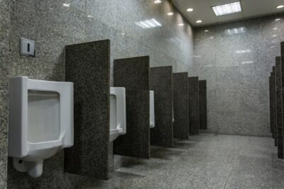 smart public urinal toilet