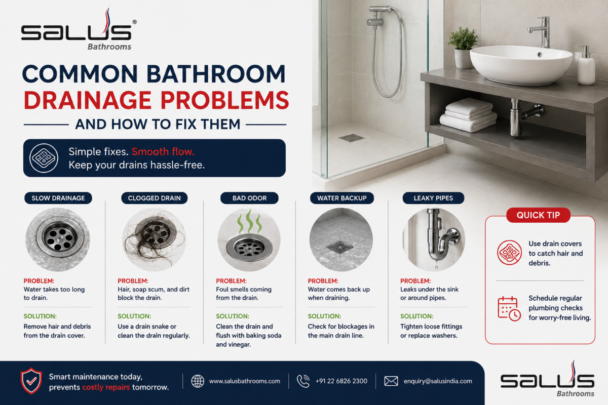 Bathroom drainage